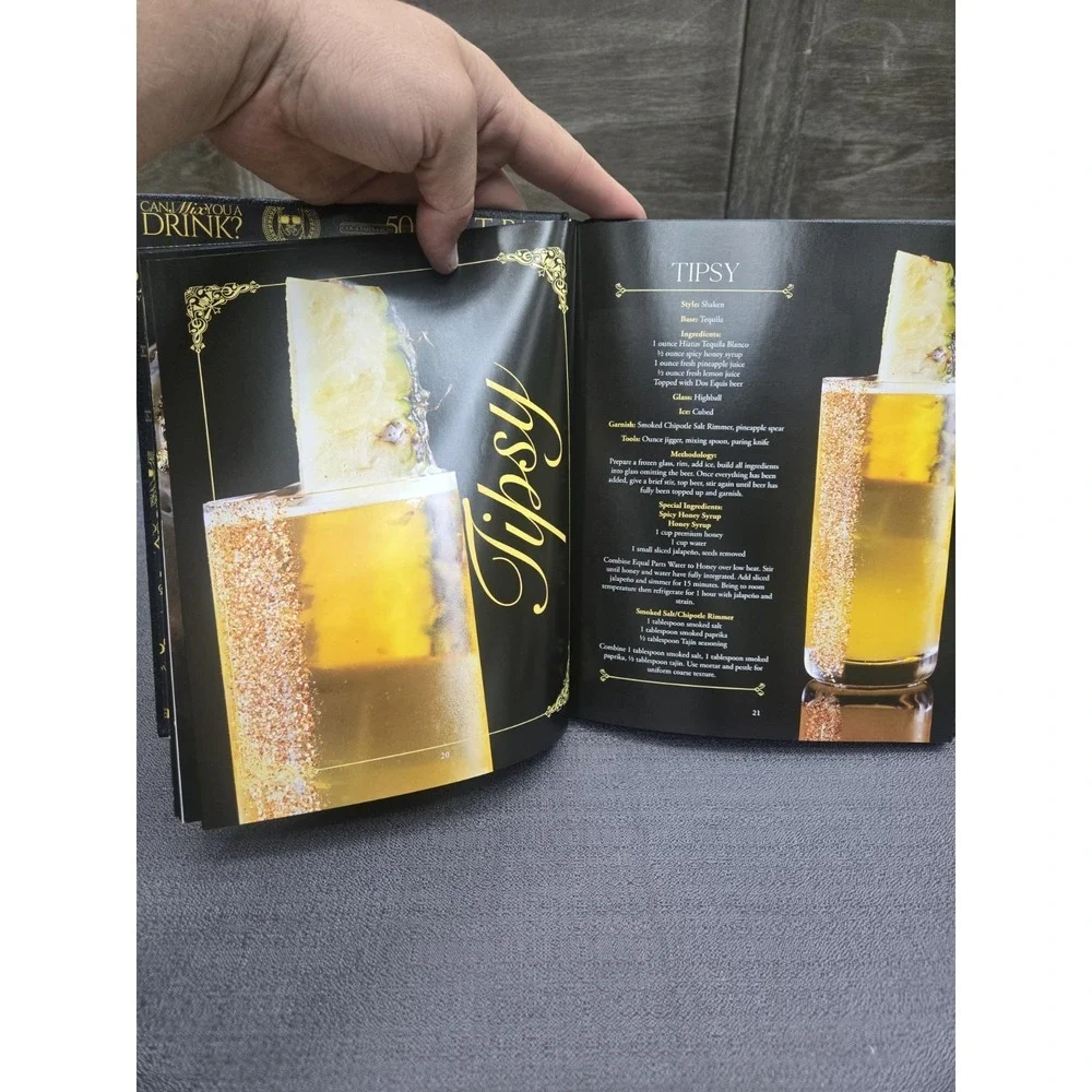 Can I Mix You A Drink T-Pain Hardcover Cocktail Recipe‎ Book 2023